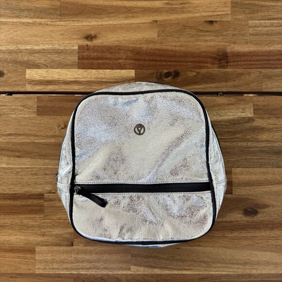 IVIVVA By Lululemon Convertable Tote Prepared BACKPACK Bag Metallic Silver - Picture 1 of 10